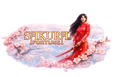 Sakura Fortune japoński slot z wojowniczką w kwitnącym ogrodzie